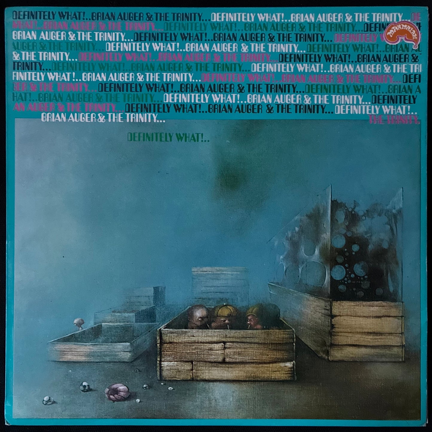 BRIAN AUGER - DEFINETLY WHAT! (FIRST PRESSING) (USED VINYL 1968 UK M-/EX+)