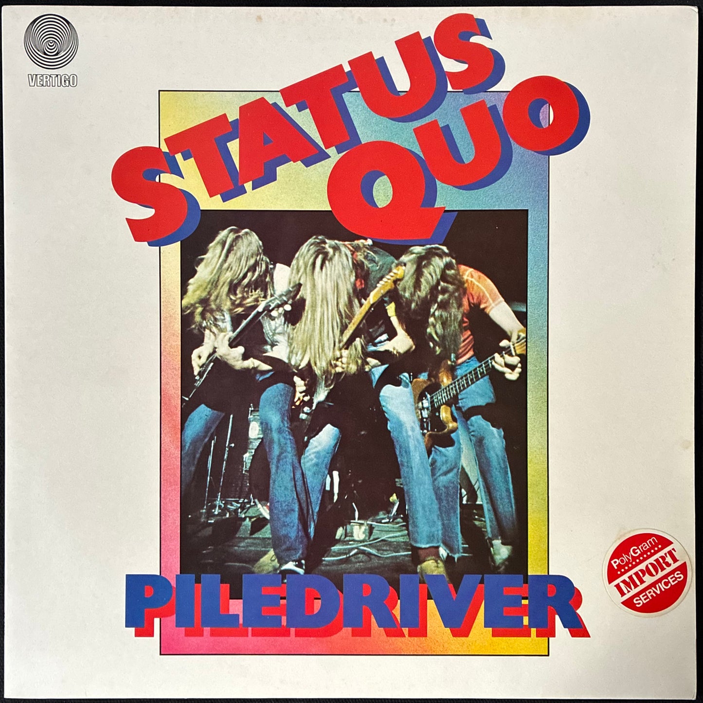 STATUS QUO - PILEDRIVER (USED VINYL 1983 UK M-/EX+)