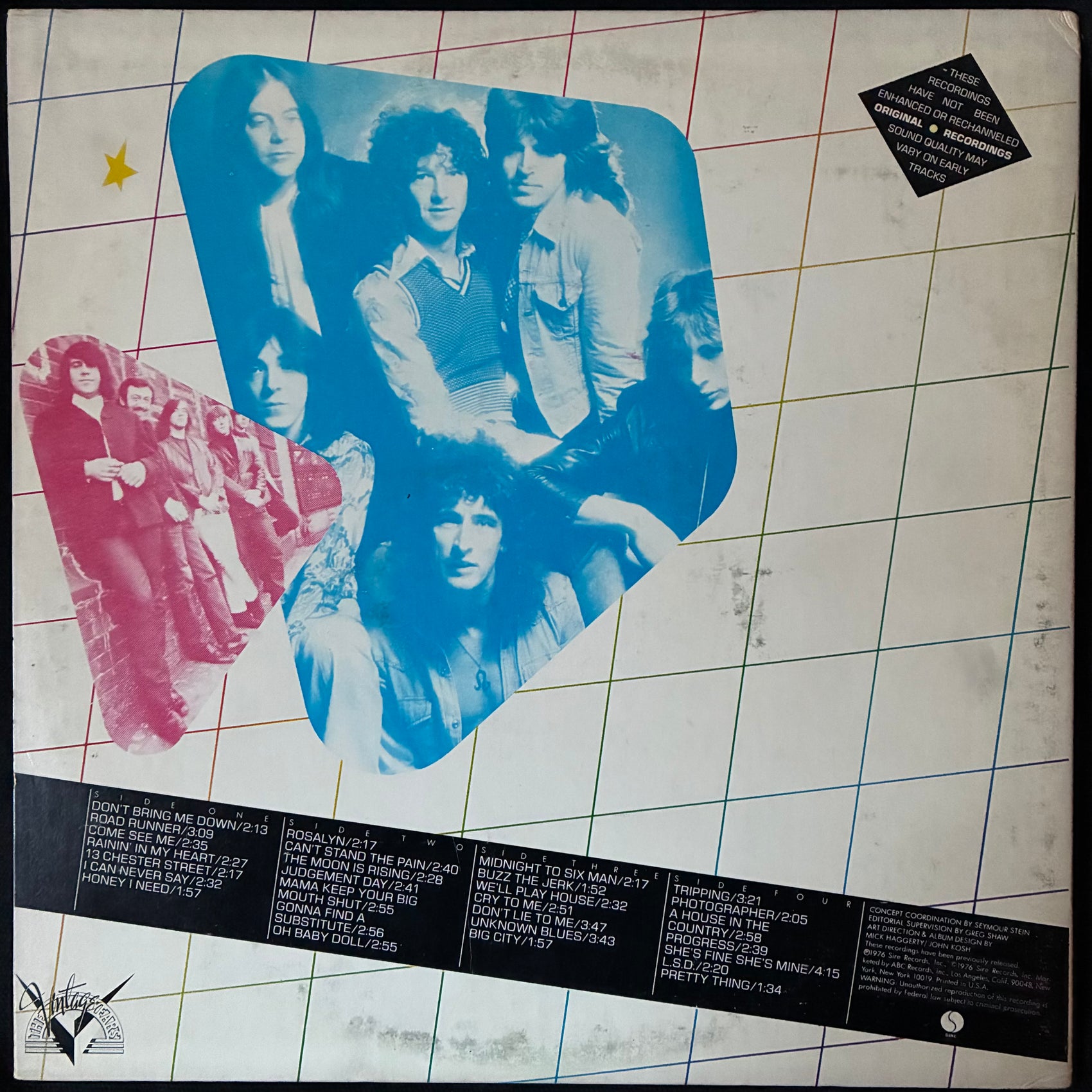 PRETTY THINGS - THE VINTAGE YEARS (2LP) (PROMO) (USED VINYL 1976 US EX+/EX-)