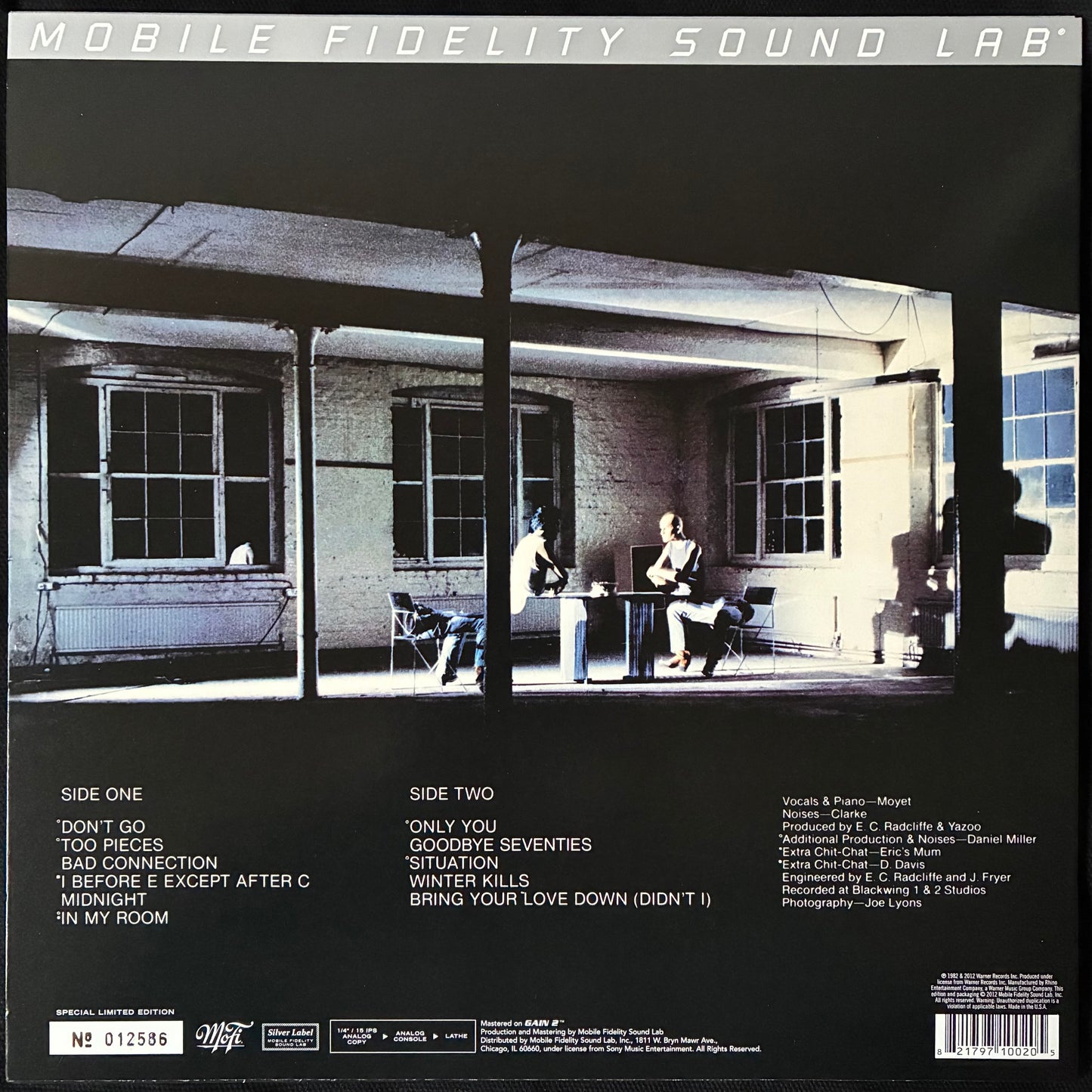 YAZ - UPSTAIRS AT ERICS (MFSL)(USED VINYL 2012 US M-/M-)
