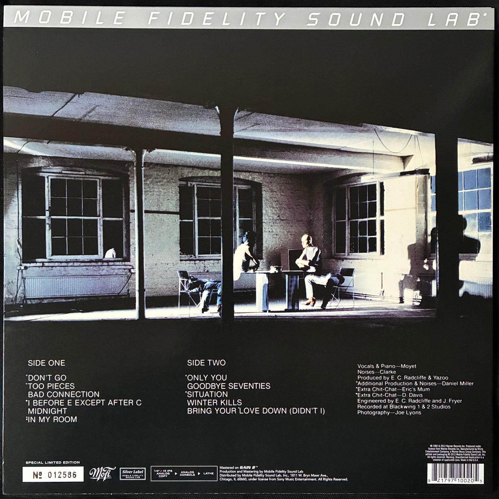 YAZ - UPSTAIRS AT ERICS (MFSL)(USED VINYL 2012 US M-/M-)