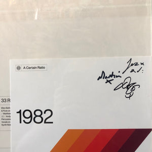 A CERTAIN RATIO – 1982 (ORANGE COLOURED + SIGNED PRINT) VINYL