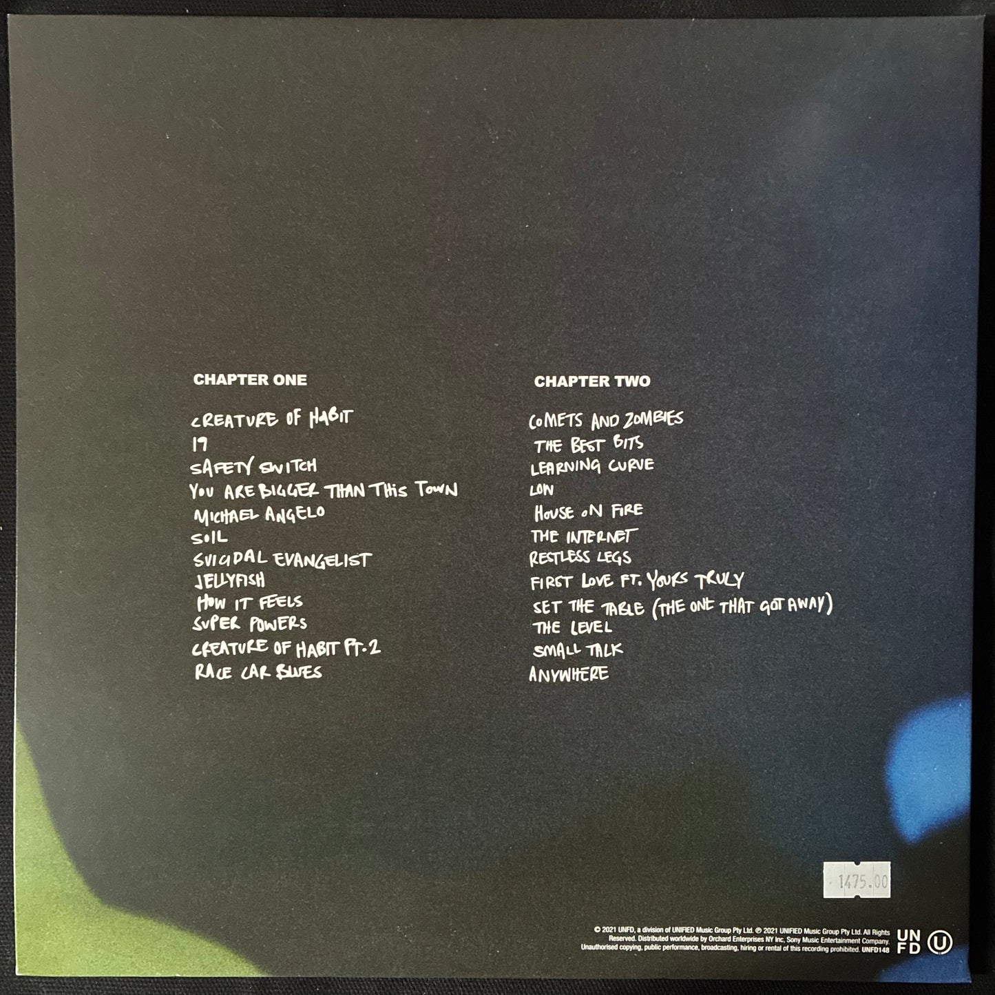 SLOWLY SLOWLY - RACE CAR BLUES (2LP) (BLUE COLOURED) (USED VINYL 2021 AUS M-/M-)