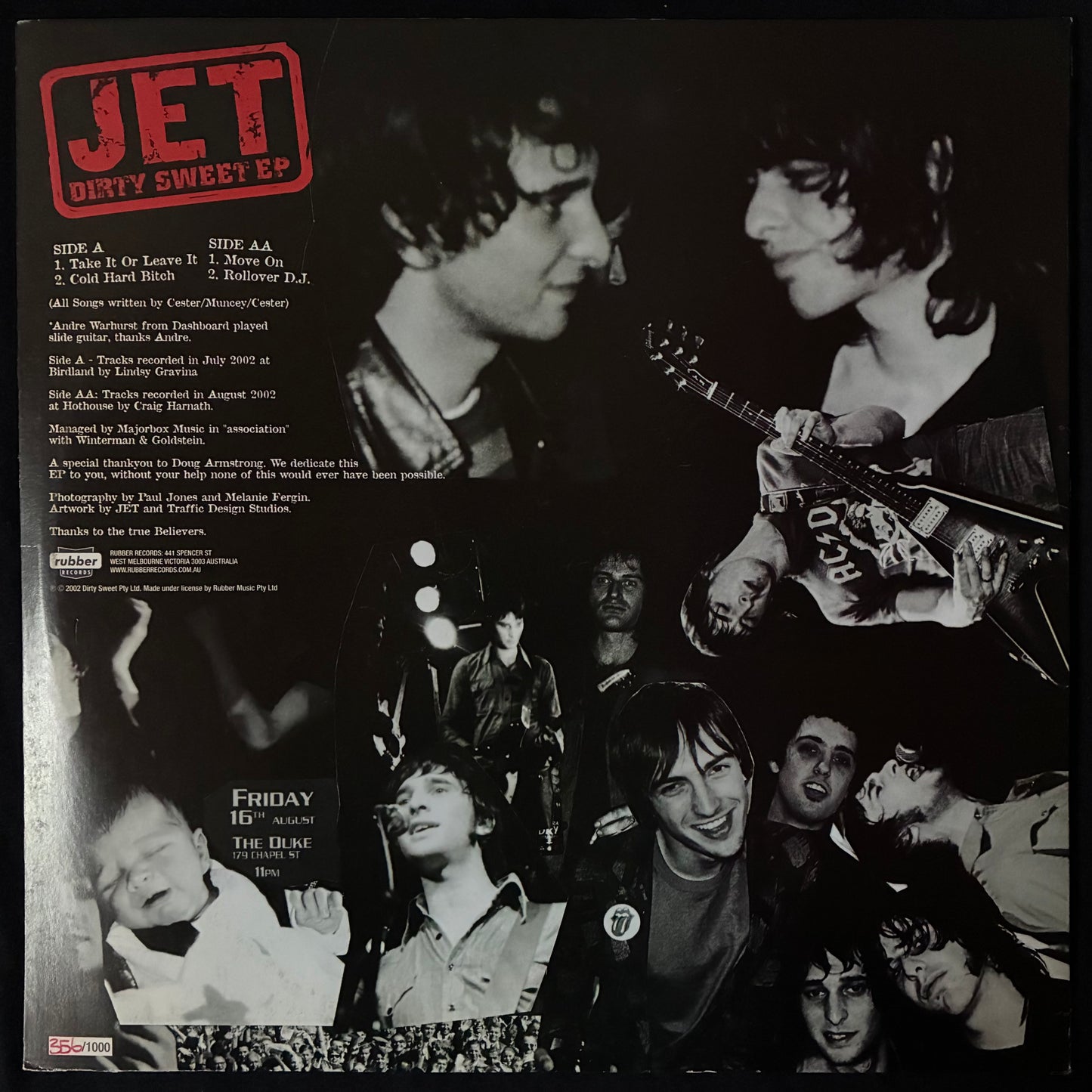 JET - DIRTY SWEET EP (12") (FIRST PRESSING) (USED VINYL 2002 AUS M-/M-)