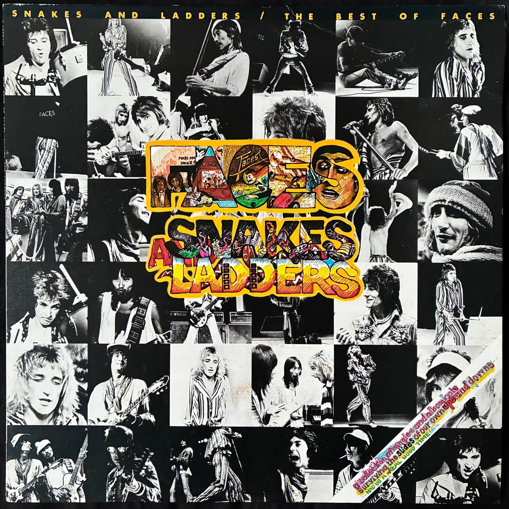 FACES - SNAKES AND LADDERS (USED VINYL 1976 JAPAN M-/M-)
