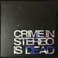 CRIME IN STEREO - CRIME IN STEREO IS DEAD (BLUE/WHITE COLOURED) (USED VINYL 2007 US M-/M-)