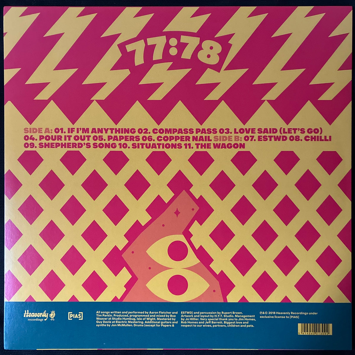 77:78 - JELLIES (ORANGE COLOURED) (USED VINYL 2018 UK M-/M-)