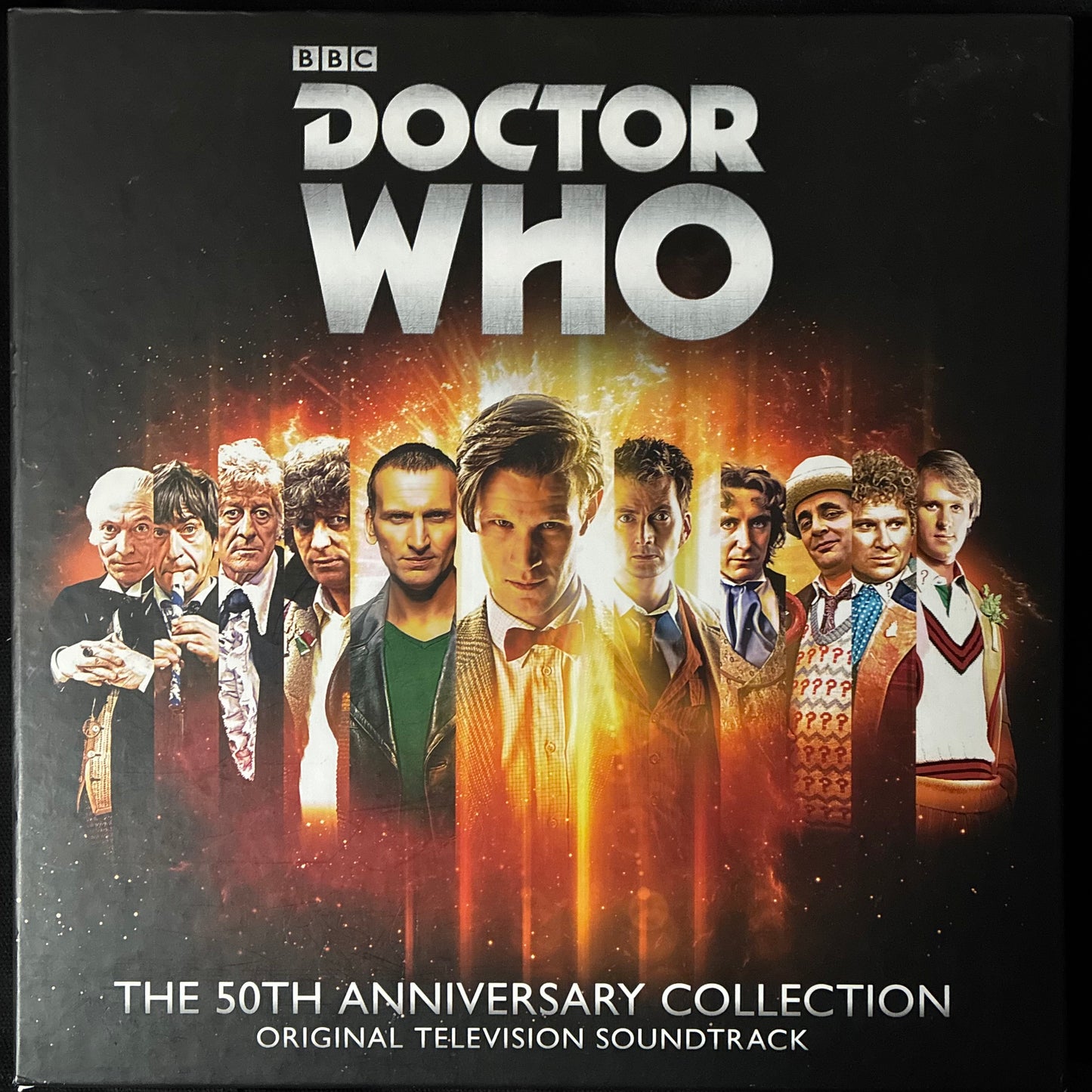 VARIOUS ARTISTS - DOCTOR WHO : THE 50TH ANNIVERSARY COLLECTION (4LP BOX SET) (SILVER COLOURED) (USED VINYL BOX SET 2016 US M-/M-)