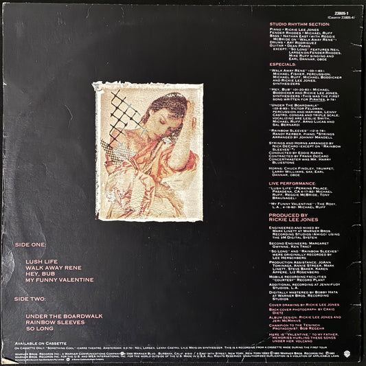 RICKIE LEE JONES - GIRL AT HER VOLCANO (MLP) (USED VINYL 1983 AUS M-/EX)