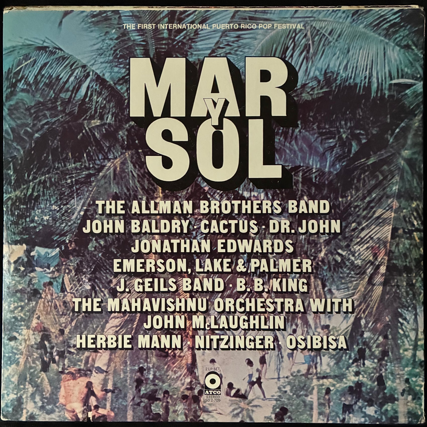 VARIOUS ARTISTS - MAR Y SOL (2LP) (USED VINYL 1972 US EX+/EX-)