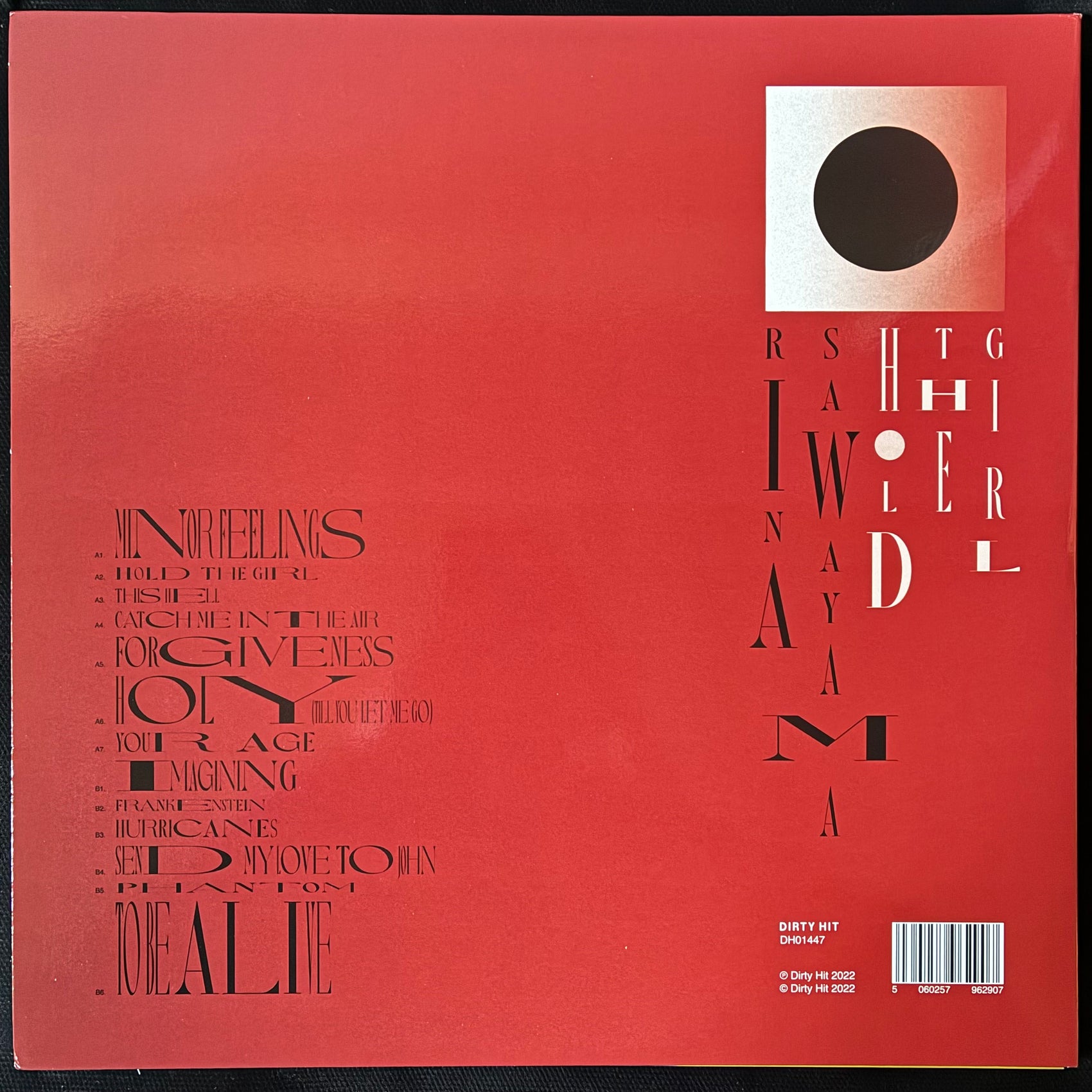 RINA SAWAYAMA - HOLD THE GIRL (YELLOW/BLACK COLOURED) (USED VINYL 2022 M-/M-)