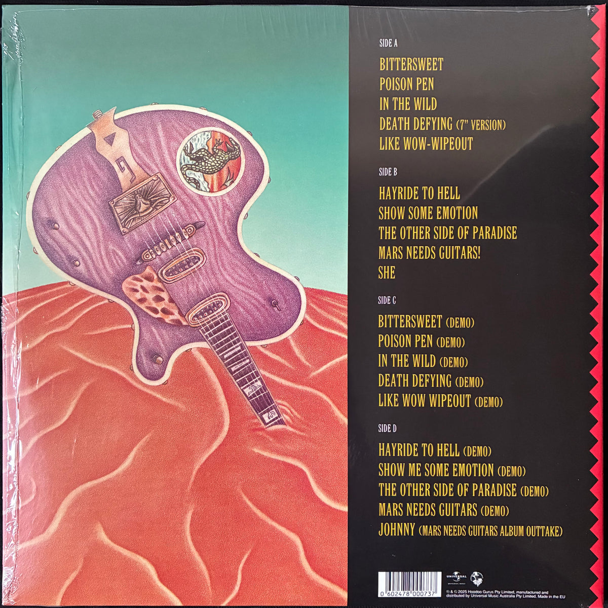 HOODOO GURUS - MARS NEEDS GUITARS (2LP) (PICTURE DISC) (UNPLAYED)