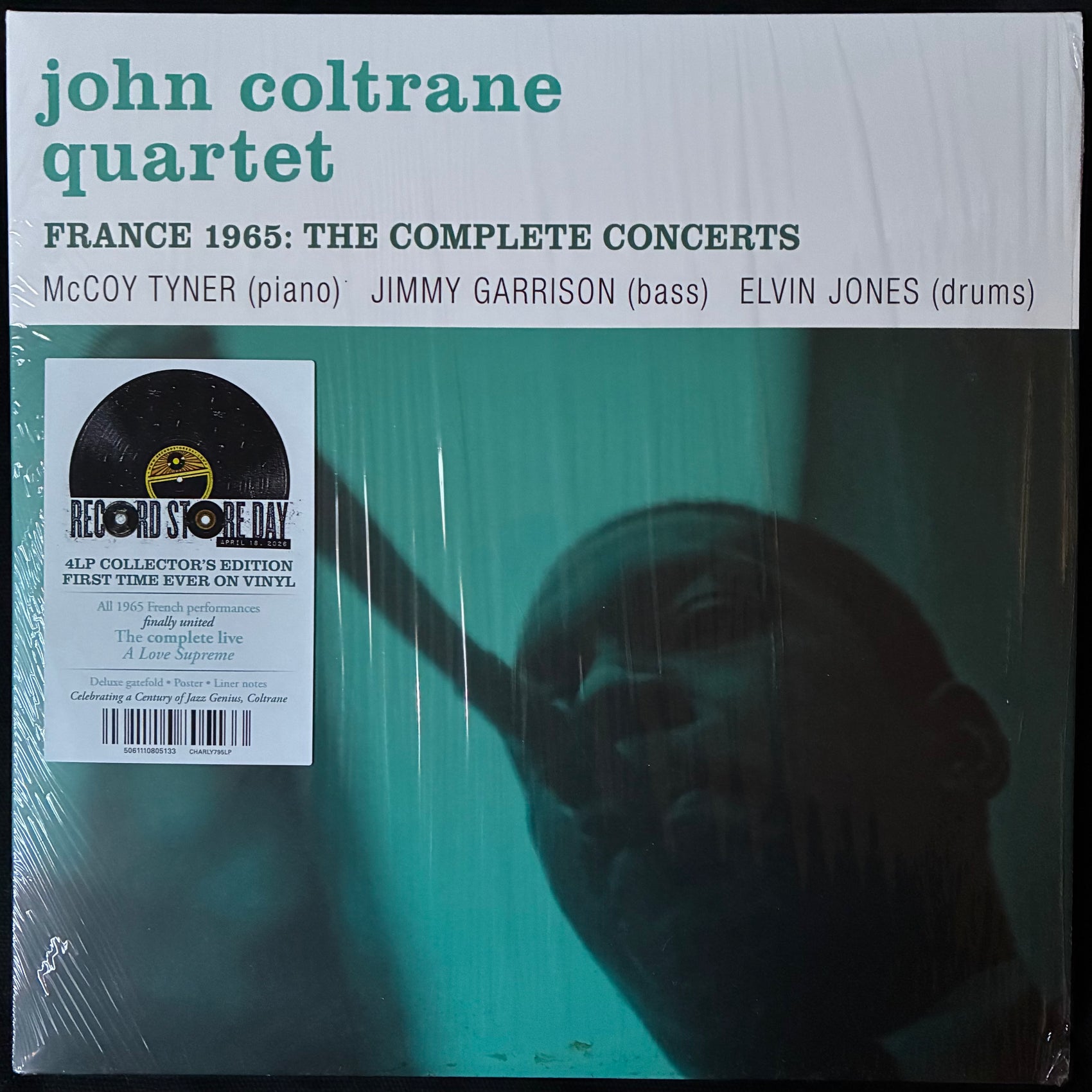 JOHN COLTRANE QUARTET - FRANCE 1965: THE COMPLETE CONCERTS (4LP) (USED VINYL 2026 UK/EU M-/M-)