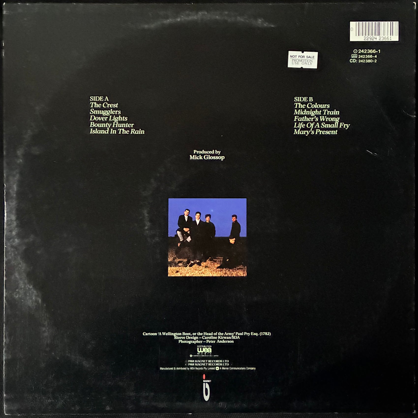 MEN THEY COULDN'T HANG - WAITING FOR BONAPARTE (USED VINYL 1987 AUS M-/EX+)