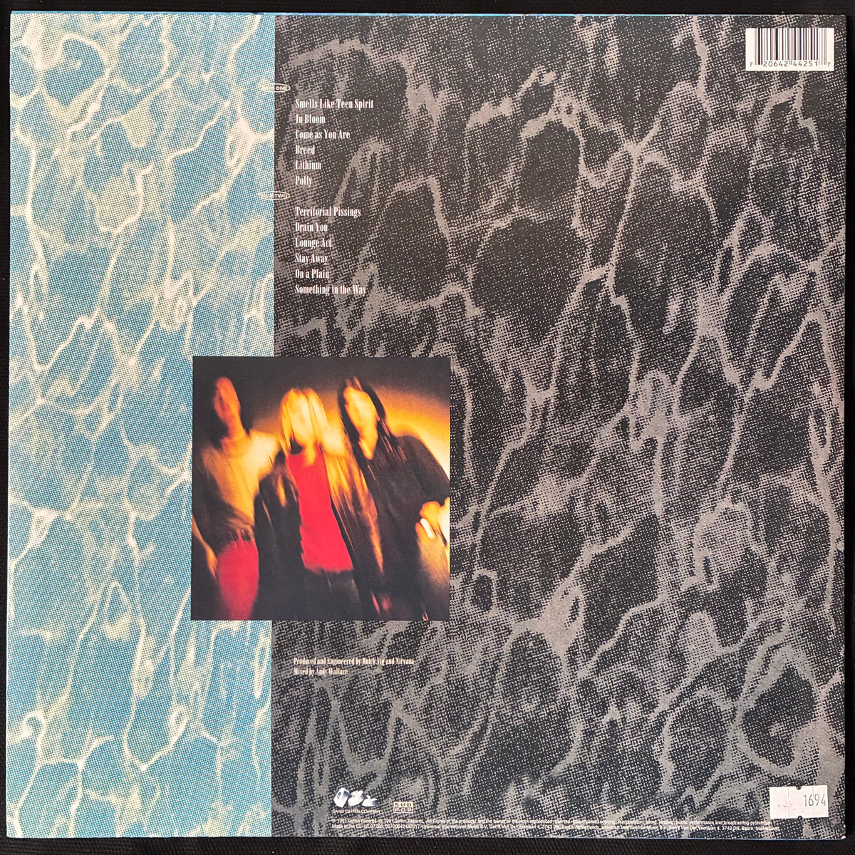 NIRVANA - NEVERMIND (USED VINYL EU M-/M-)