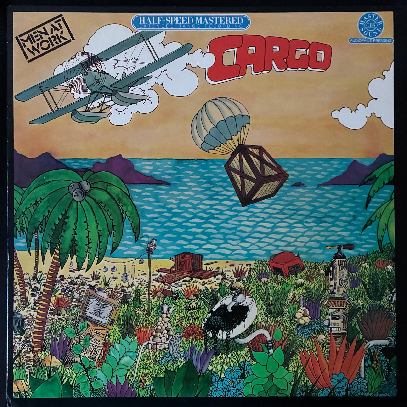 MEN AT WORK - CARGO (HALF SPEED MASTERED) (USED VINYL 1983 US M-/M-)