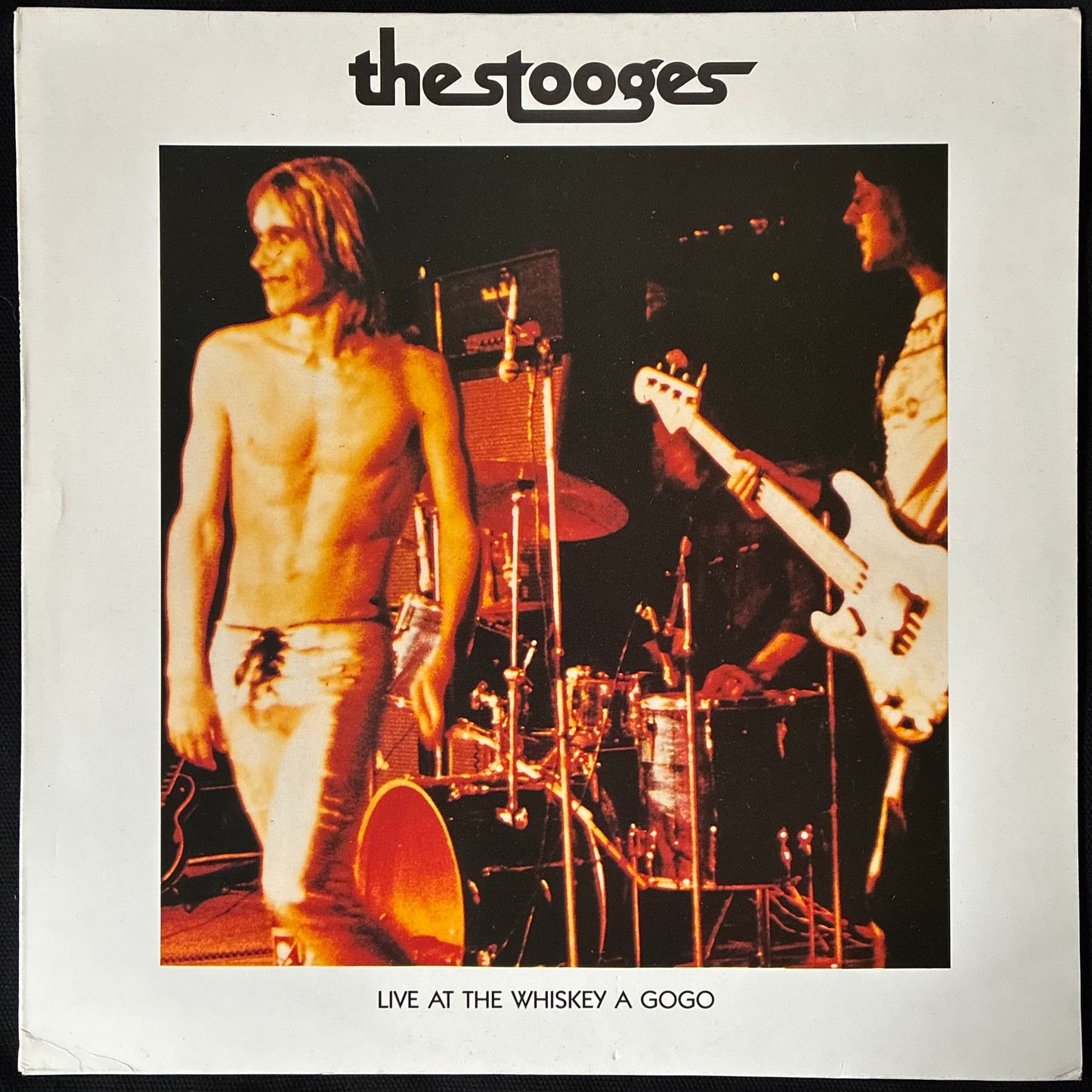 STOOGES - LIVE AT THE WHISKEY A GOGO (PINK COLOURED) (USED VINYL 1988 FRANCE M-/M-)