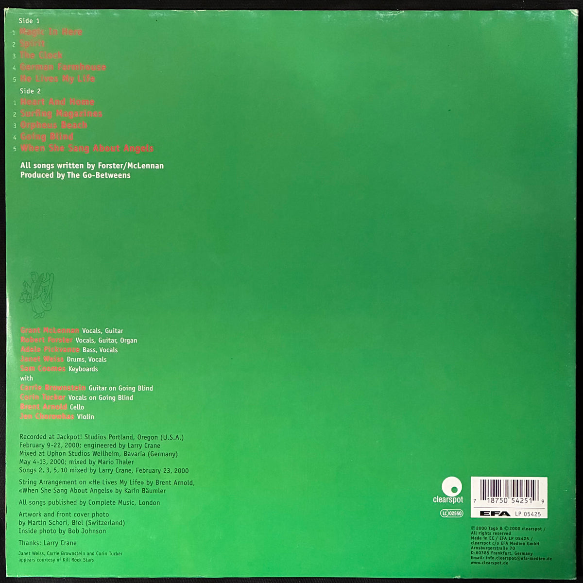 GO-BETWEENS - THE FRIENDS OF RACHEL WORTH (USED VINYL 2000 GERMANY EX+/EX+)