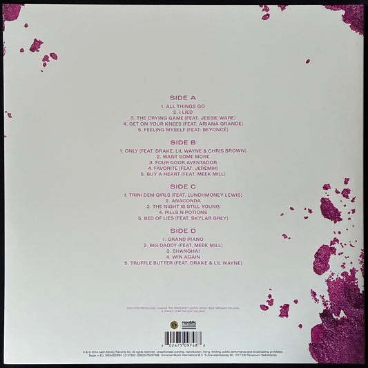 NICKI MINAJ - THE PINKPRINT (2LP) (USED VINYL 2024 UK/EU M-/M-)