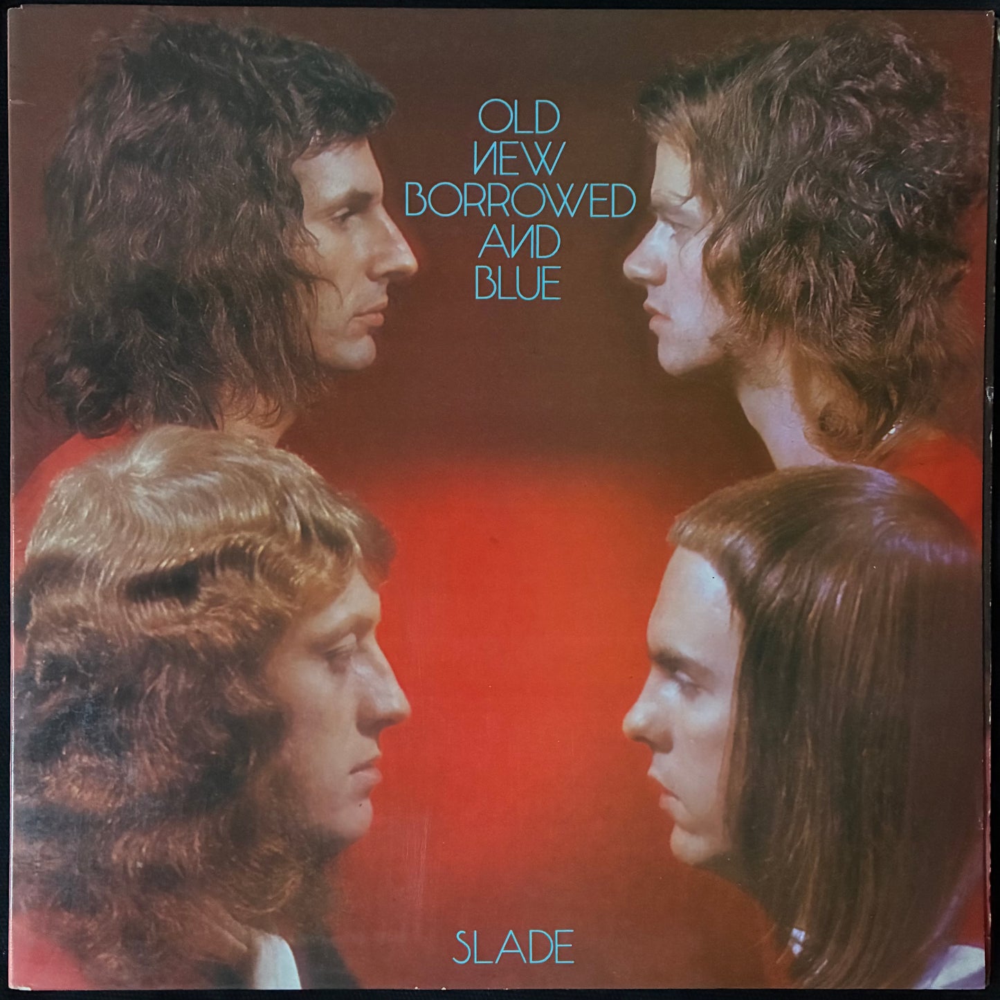 SLADE - OLD NEW BORROWED AND BLUE (USED VINYL 1974 AUS EX+/EX)