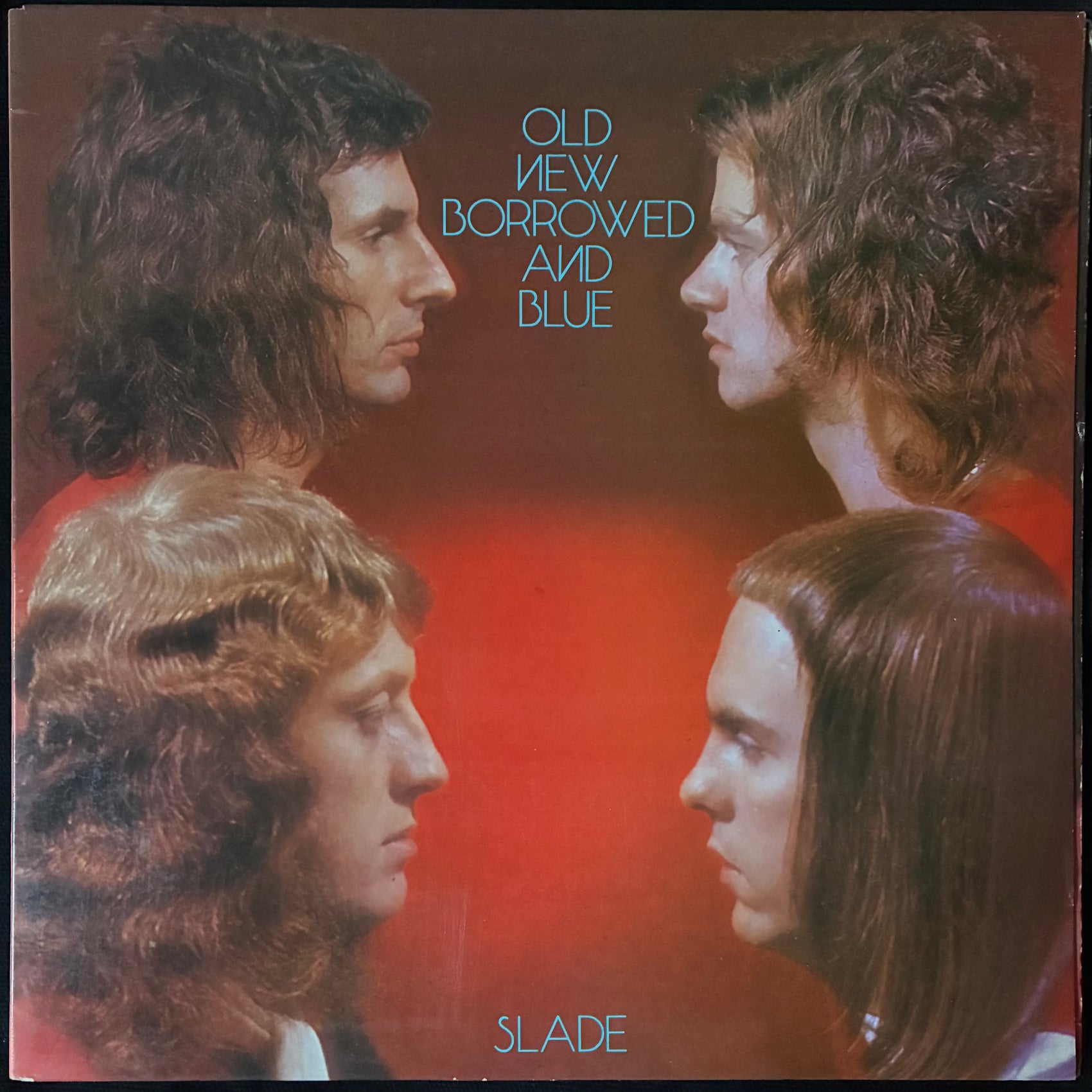 SLADE - OLD NEW BORROWED AND BLUE (USED VINYL 1974 AUS EX+/EX)