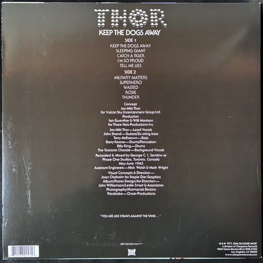 THOR - KEEP THE DOGS AWAY (USED VINYL 2016 US M-/M-)