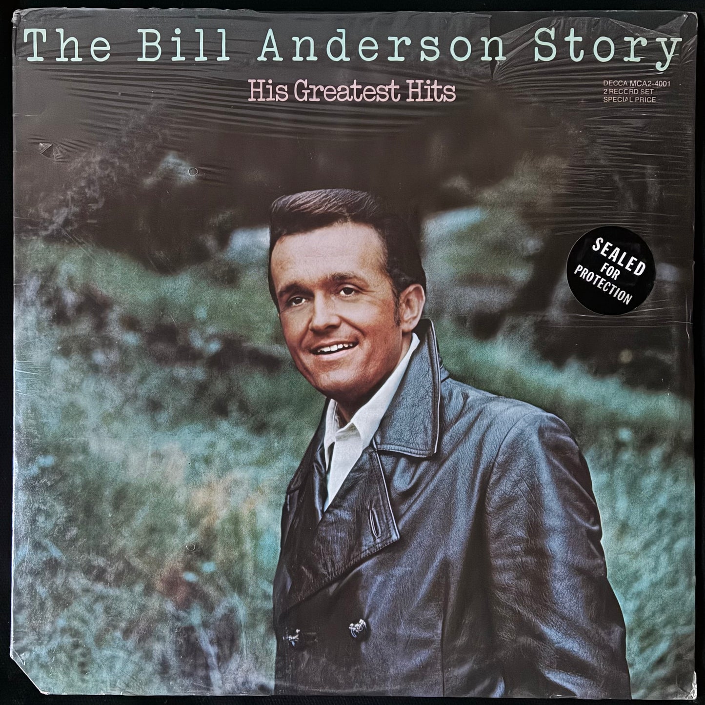 BILL ANDERSON - HIS GREATEST HITS (2LP) (USED VINYL 1973 US M/S.S.)