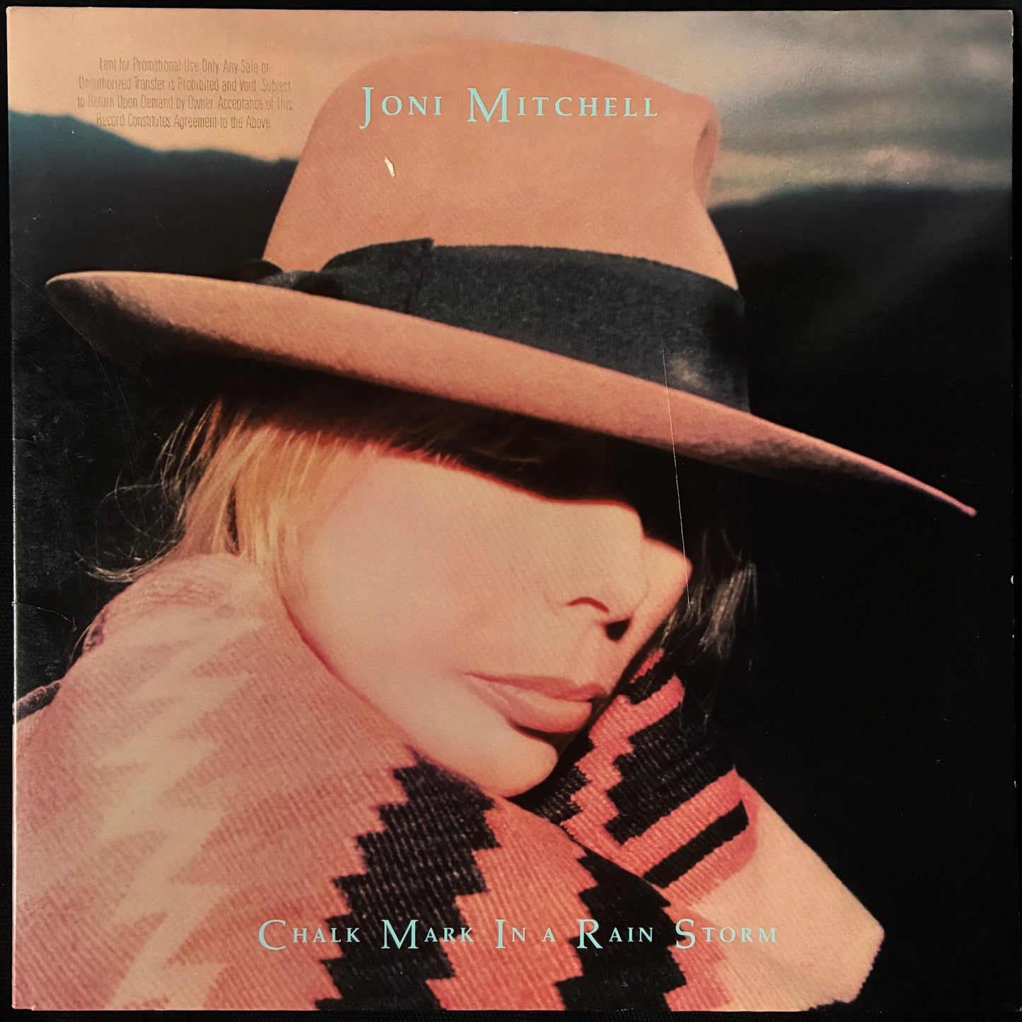 JONI MITCHELL - CHALK MARK IN A RAIN STORM (PROMO) (USED VINYL 1988 US M-/EX)