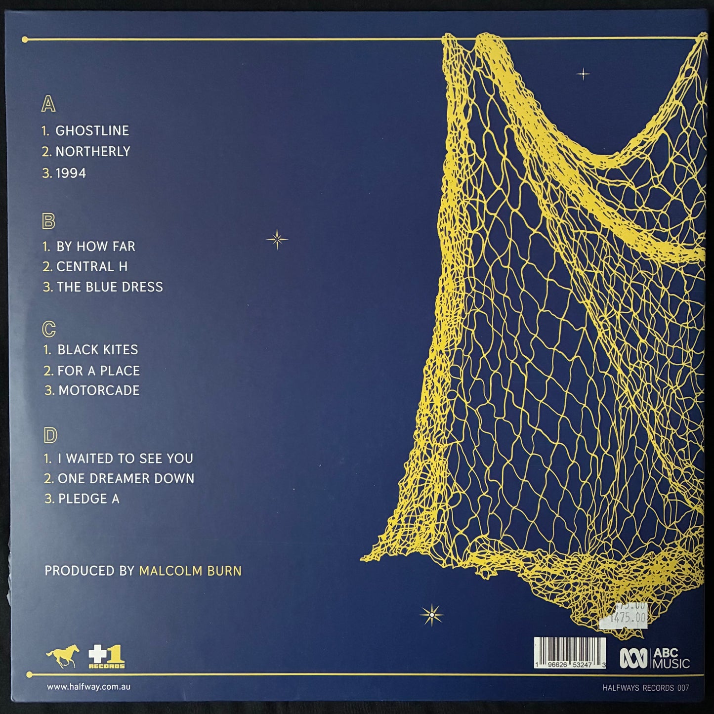 HALFWAY - ON THE GHOSTLINE, WITH HANDS OF LIGHTNING (2LP) (USED VINYL 2022 AUS M-/M-)
