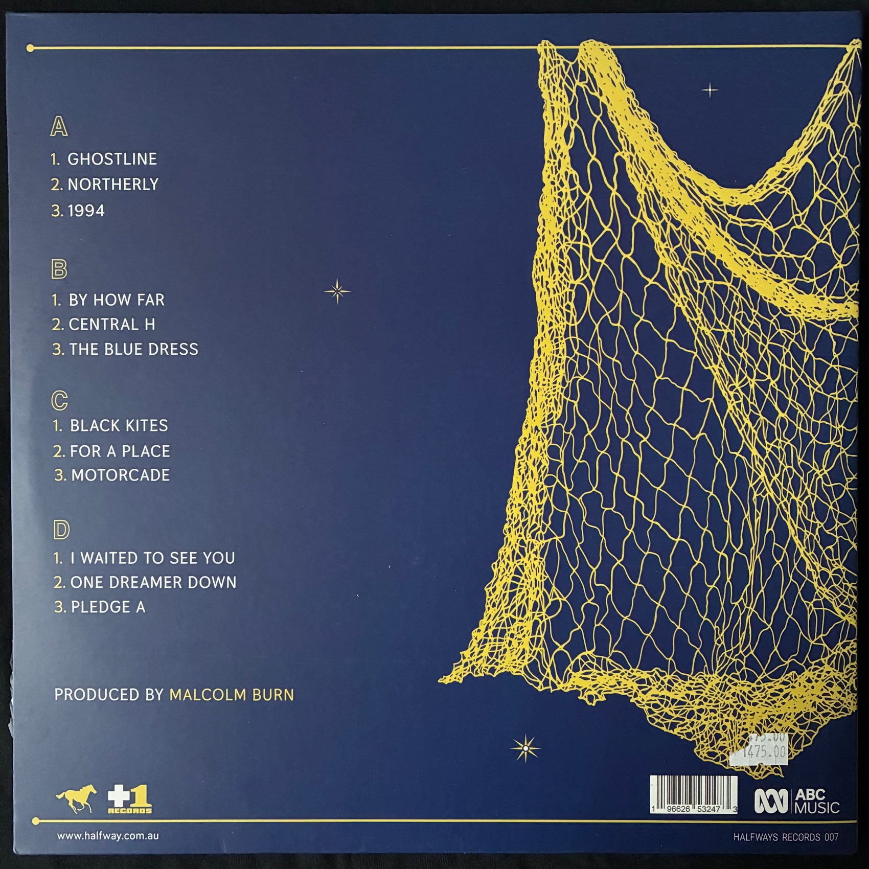 HALFWAY - ON THE GHOSTLINE, WITH HANDS OF LIGHTNING (2LP) (USED VINYL 2022 AUS M-/M-)
