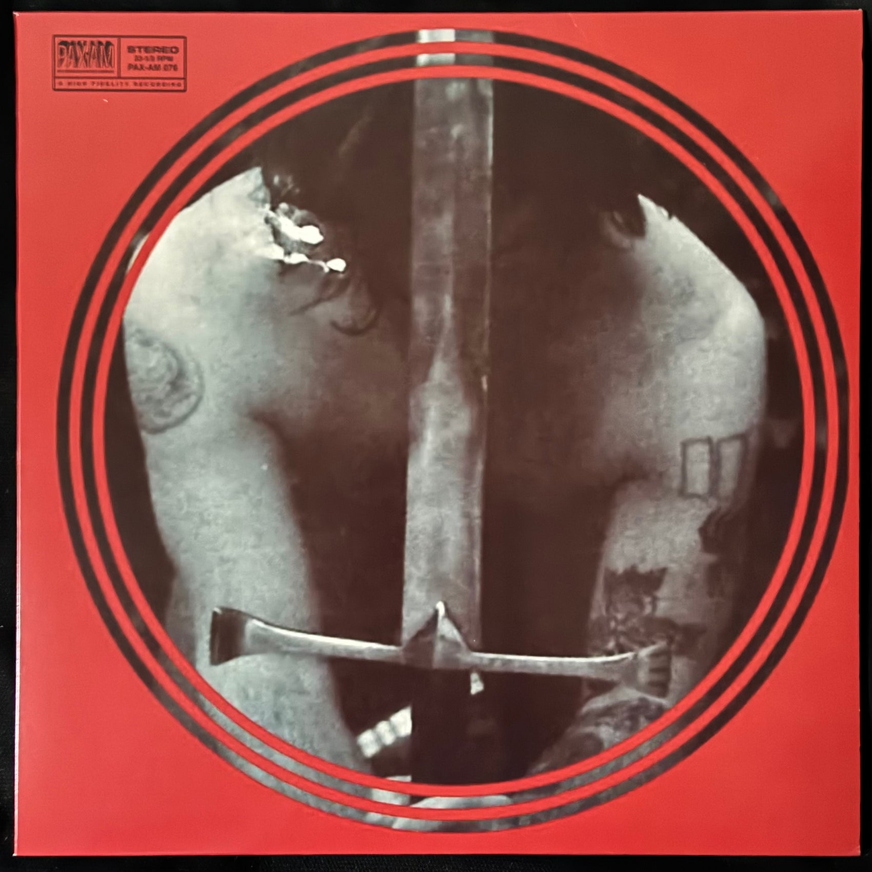 RYAN ADAMS - SWORD & STONE (CLEAR/RED/BLACK SWIRL) (USED VINYL 2024 US M-/M-)