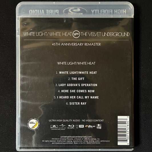 VELVET UNDERGROUND - WHITE LIGHT/WHITE HEAT : 45TH ANNIVERSARY REMASTER (BLU RAY AUDIO) (USED BLU RAY 2013 EU M-/EX+)