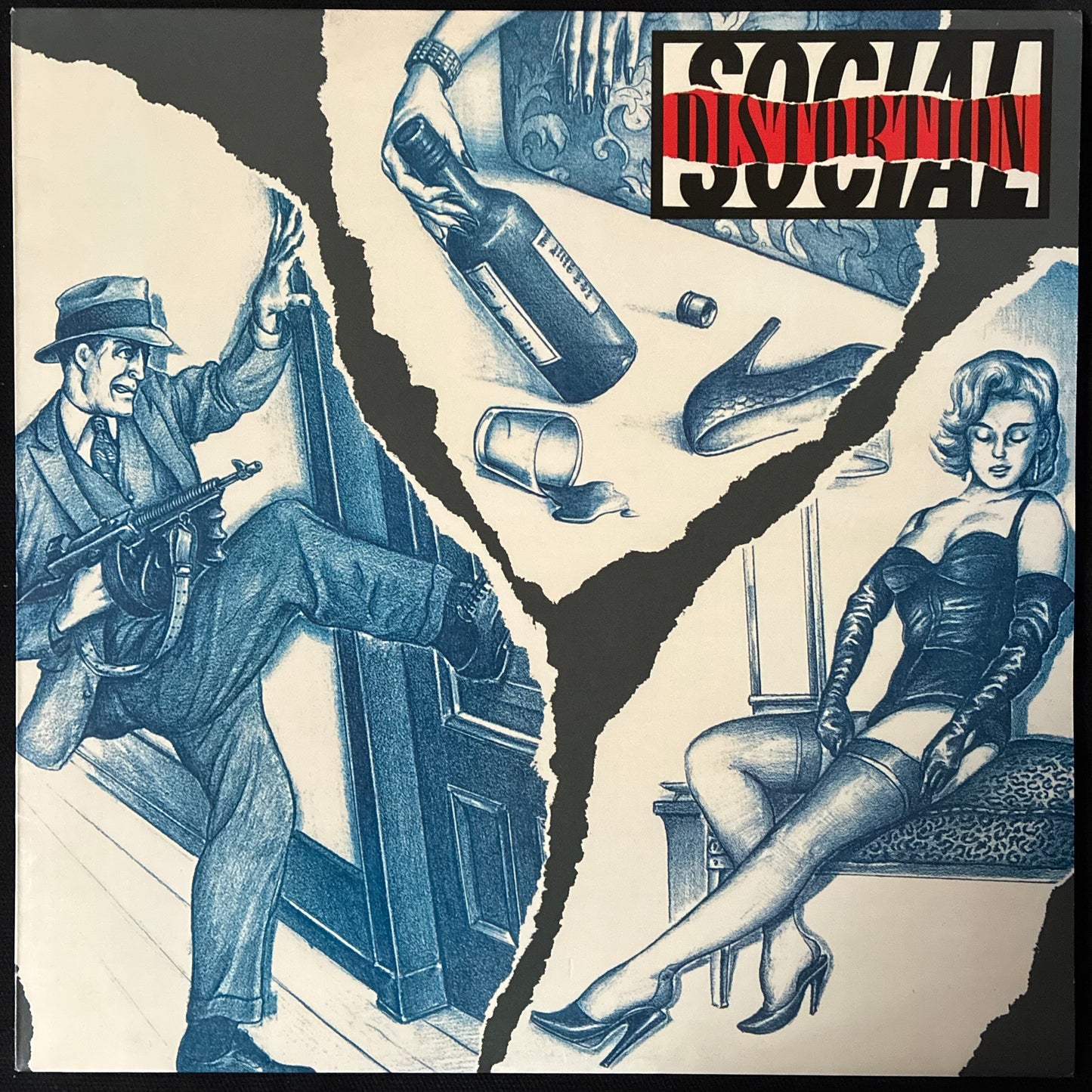SOCIAL DISTORTION - SOCIAL DISTORTION (180GM) (USED VINYL 2012 EU M-/M-)