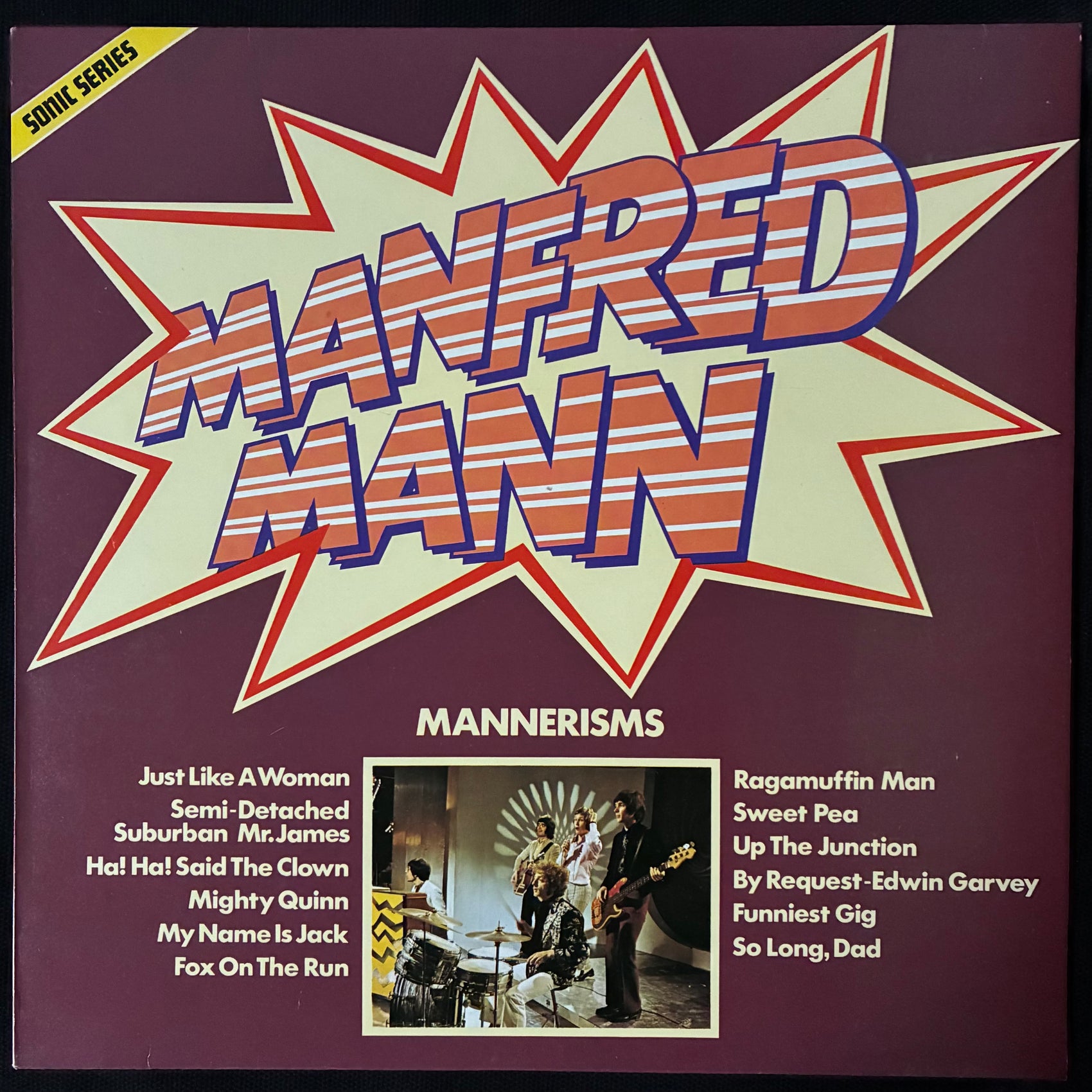 MANFRED MANN - MANNERISMS (USED VINYL 1983 UK M-/M-)