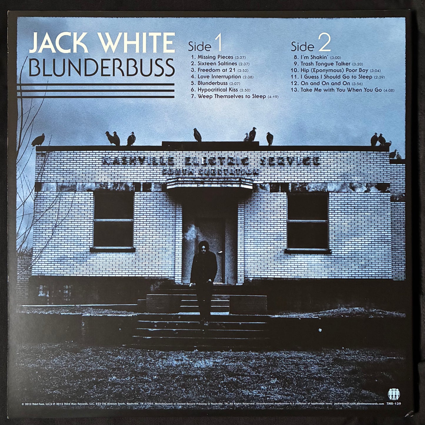JACK WHITE - BLUNDERBUSS (USED VINYL 2012 US M-/M-)