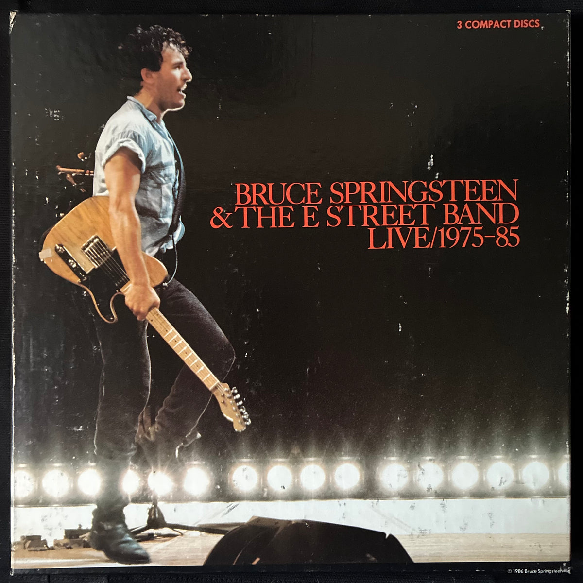 BRUCE SPRINGSTEEN & THE E STREET BAND - LIVE 1975-85 (3CD BOX SET) (USED VINYL 1986 US M-/EX)