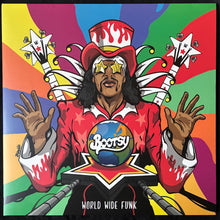Load image into Gallery viewer, BOOTSY COLLINS - WORLD WIDE FUNK (2LP) (YELLOW SPLATTER COLOUR) (USED VINYL 2017 EU M-/M-)
