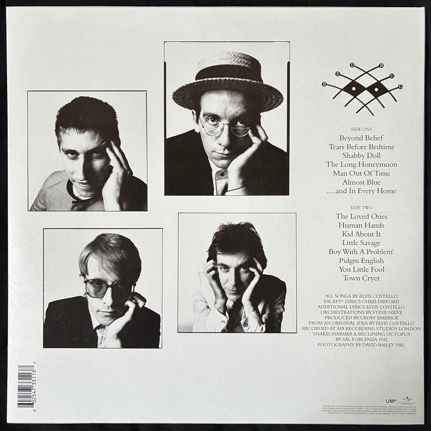 ELVIS COSTELLO AND THE ATTRACTIONS - IMPERIAL BEDROOM (180GM) (USED VINYL 2015 EU M-/M-)