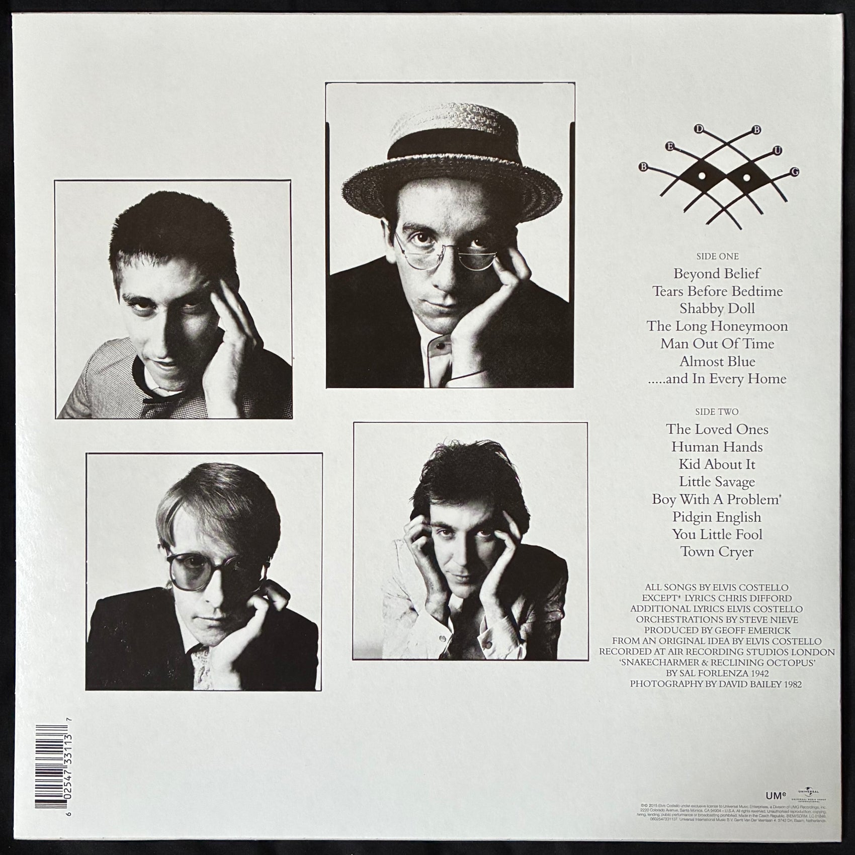 ELVIS COSTELLO AND THE ATTRACTIONS - IMPERIAL BEDROOM (180GM) (USED VINYL 2015 EU M-/M-)