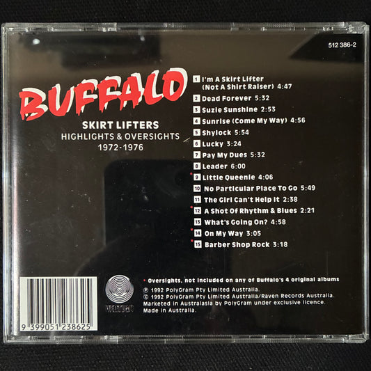 BUFFALO - SKIRT LIFTERS (HIGHLIGHTS & OVERSIGHTS 1972-1976) (USED CD 1992 AUS M-/M-)