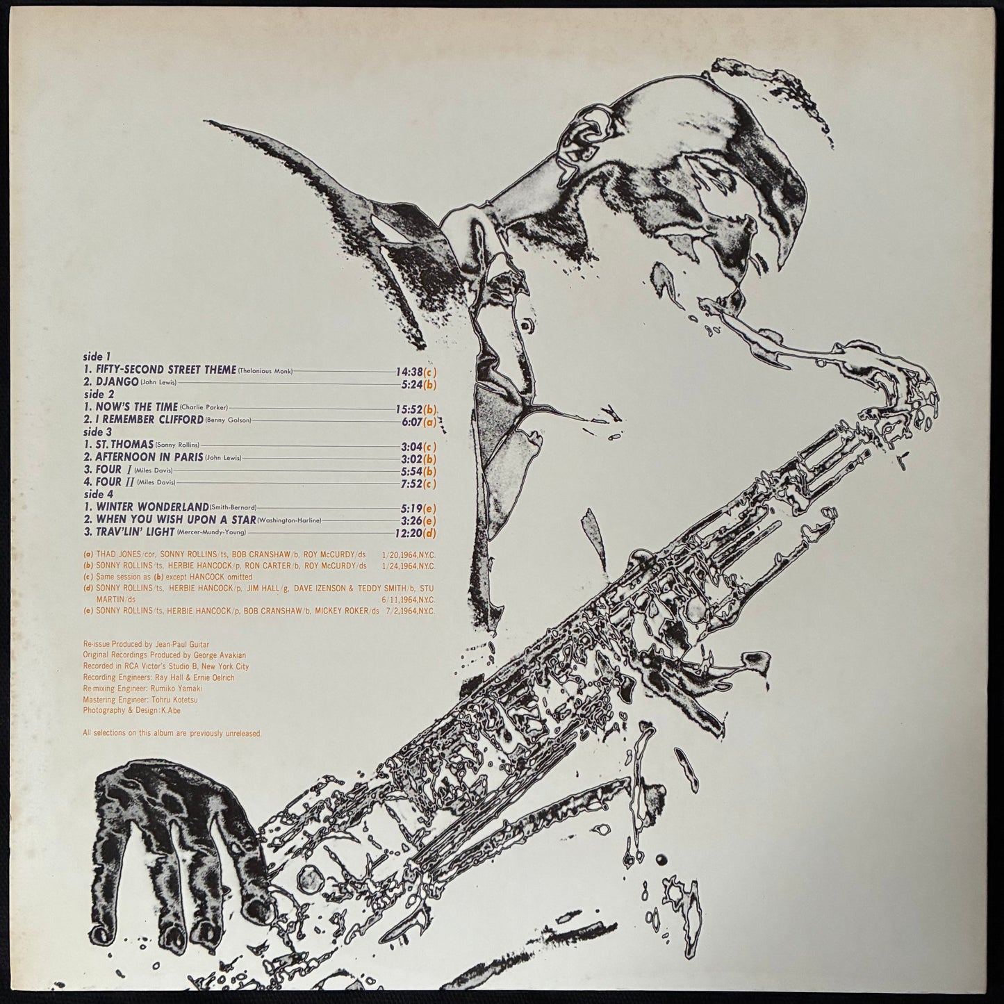 SONNY ROLLINS - AFTER THE BRIDGE (2LP) (USED VINYL 1982 JAPAN M-/EX)