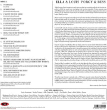 Load image into Gallery viewer, ELLA &amp; LOUIS - PORGY &amp; BESS (180GM) VINYL
