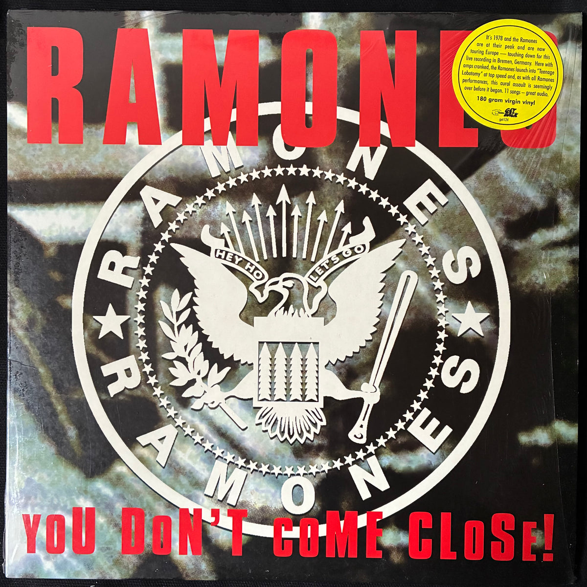 RAMONES - YOU DON'T COME CLOSE! (USED VINYL 2004 ITALY M-/M-)