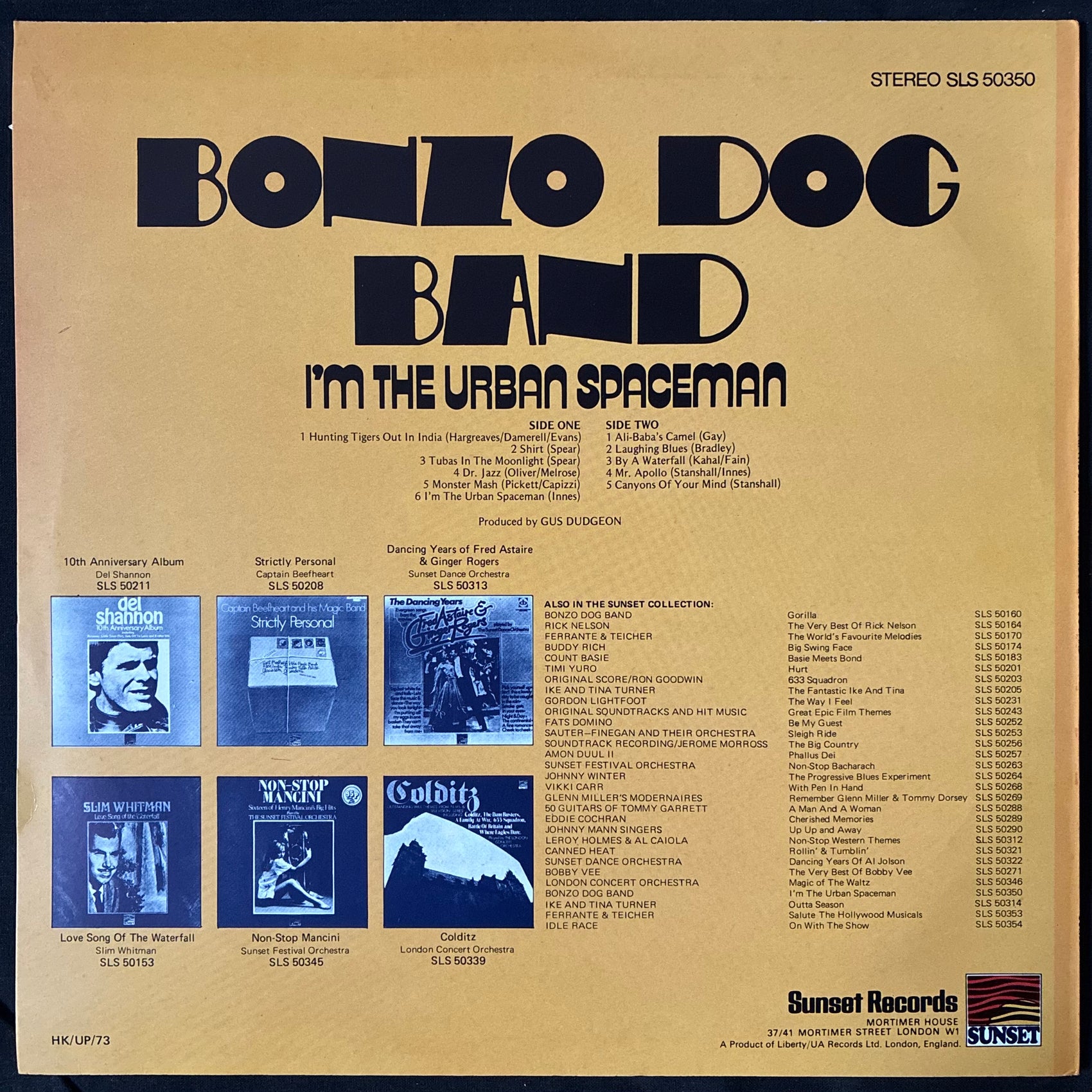 BONZO DOG BAND - I'M THE URBAN SPACEMAN (USED VINYL 1973 UK M-/M-)