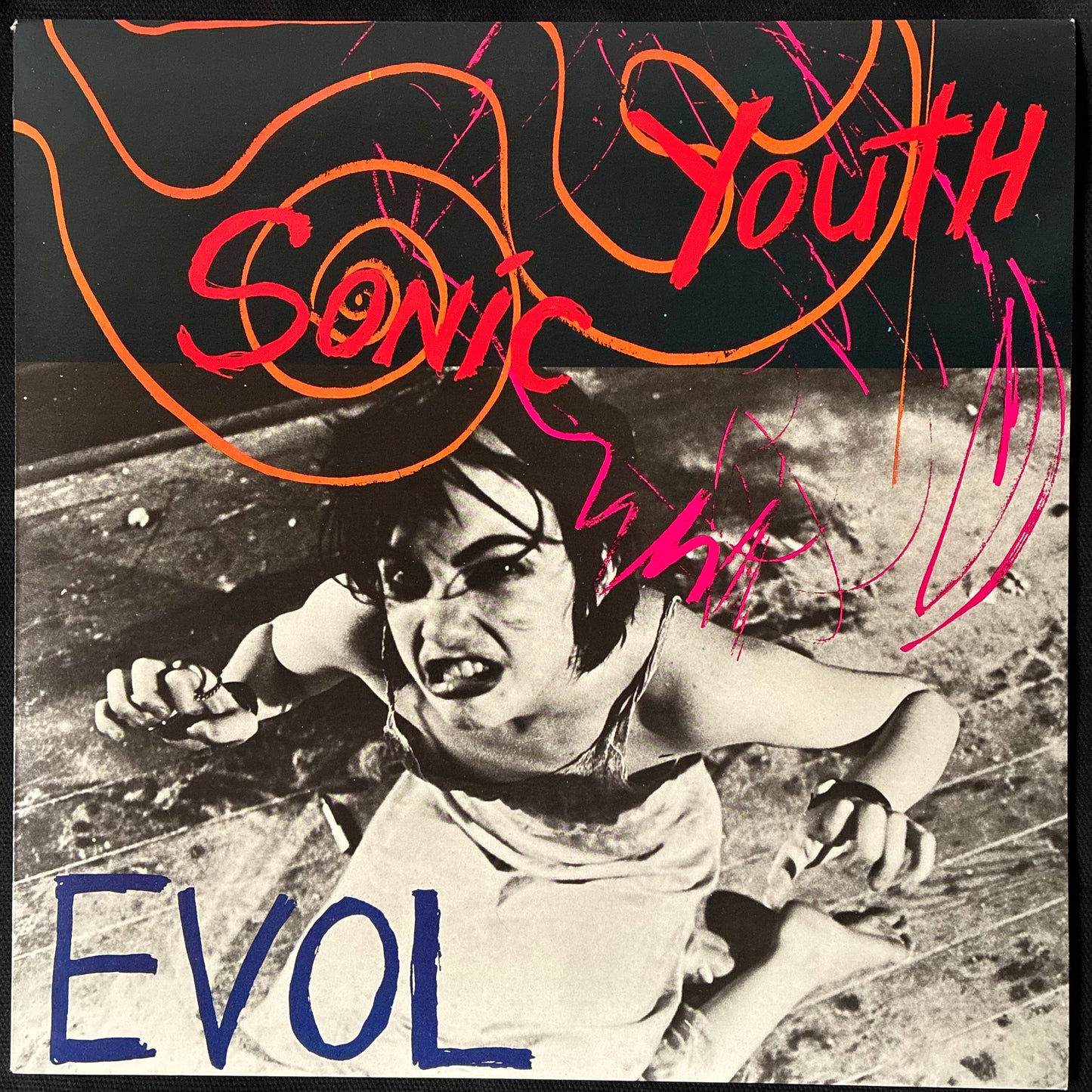SONIC YOUTH - BAD MOON RISING/EVOL (2LP) (USED VINYL 1988 AUS M-/M-)