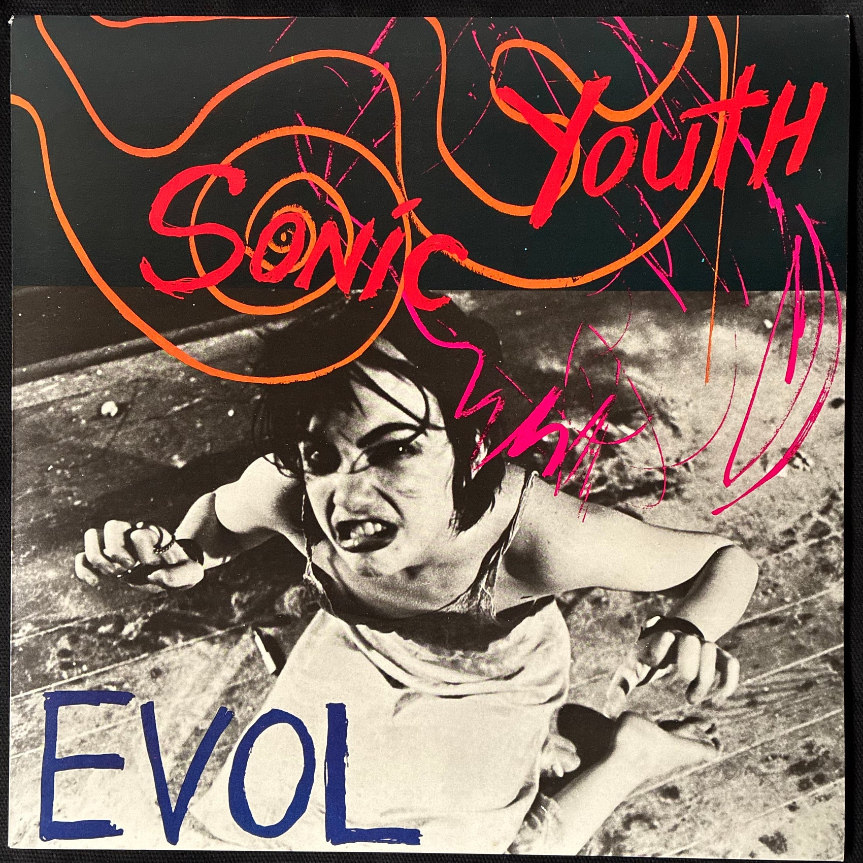 SONIC YOUTH - BAD MOON RISING/EVOL (2LP) (USED VINYL 1988 AUS M-/M-)