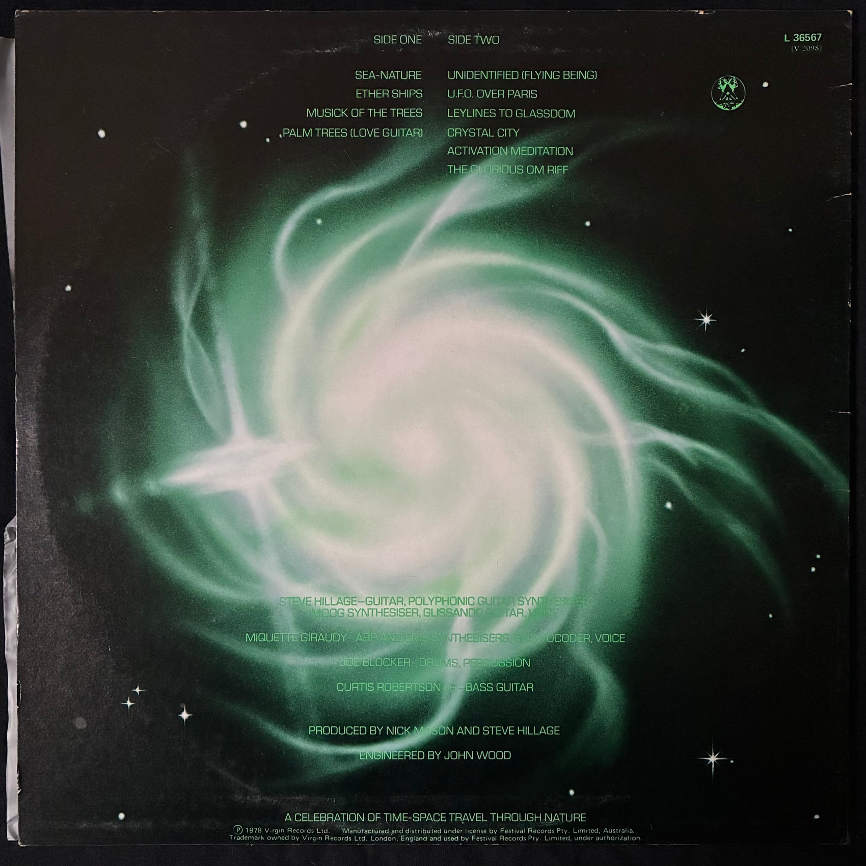 STEVE HILLAGE - GREEN (USED VINYL 1978 AUS M-/EX)
