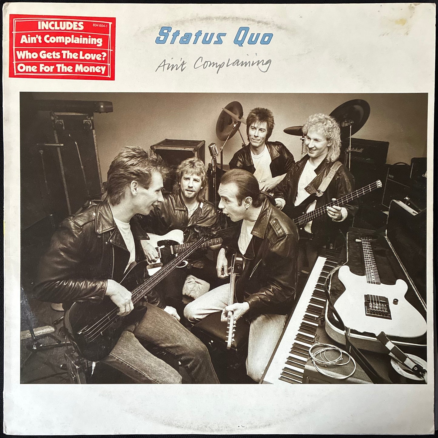 STATUS QUO - AIN'T COMPLAINING (USED VINYL 1988 AUS EX+/EX-)