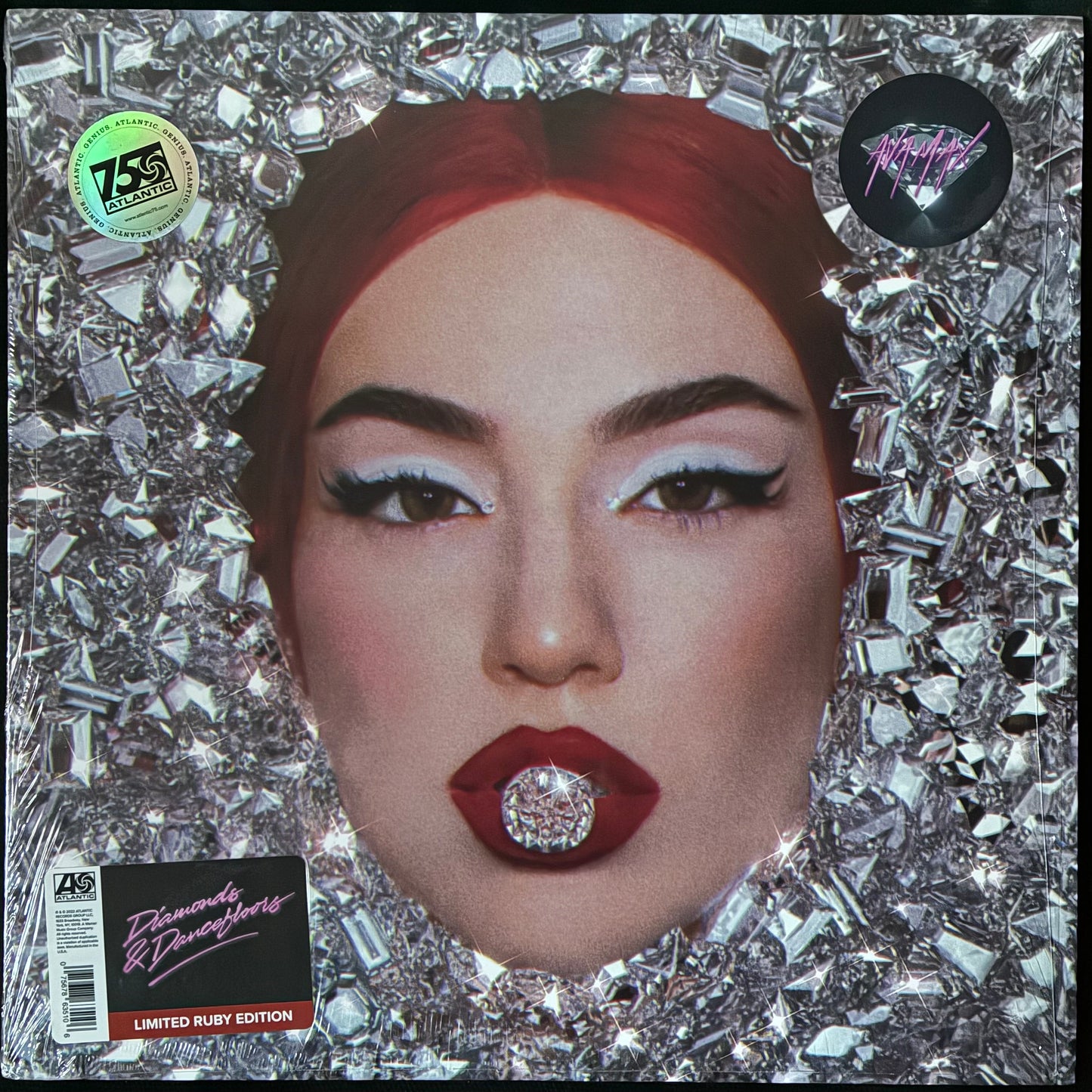 AVA MAX - DIAMONDS AND DANCEFLOORS (RED COLOURED) (USED VINYL 2023 US M-/M-)