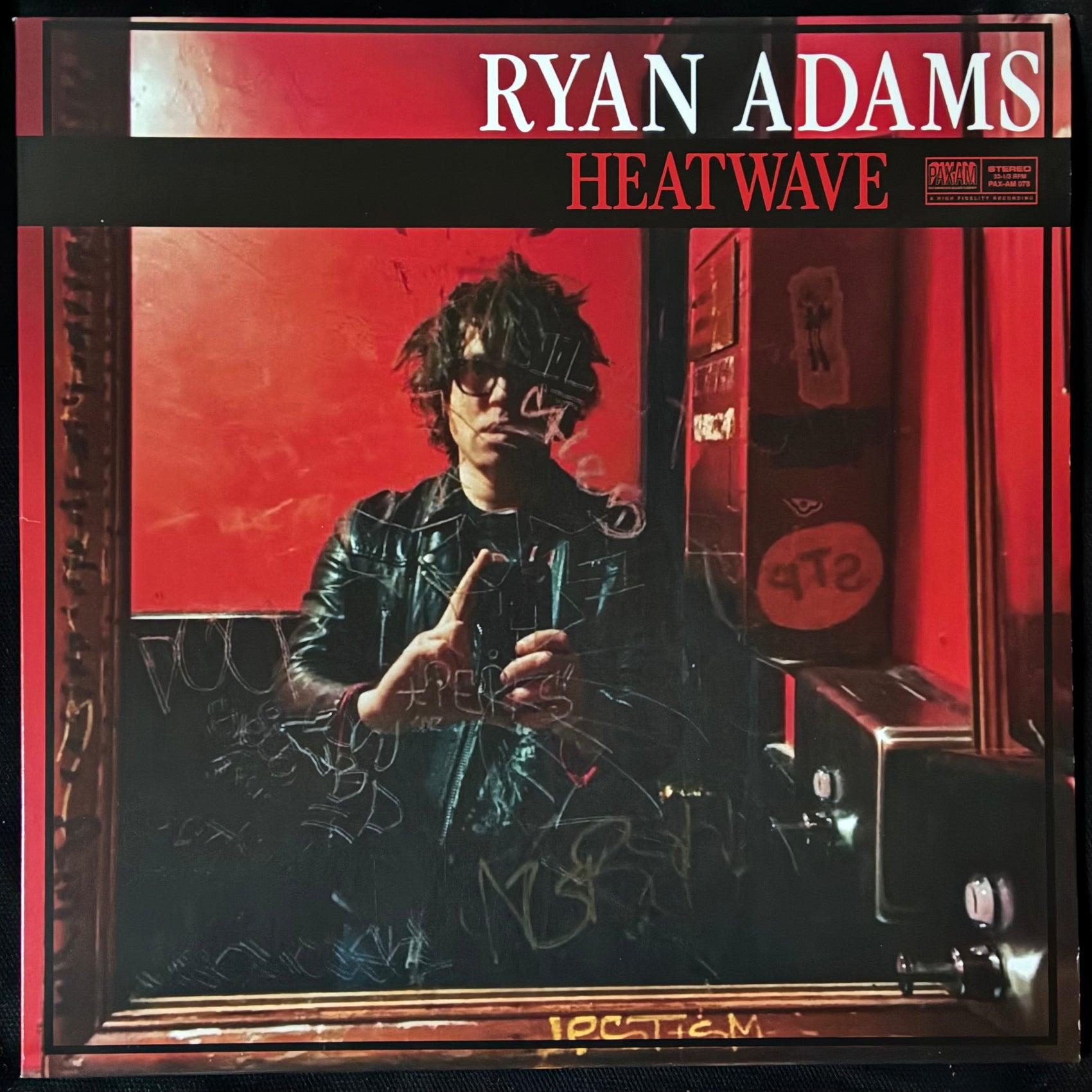 RYAN ADAMS - HEATWAVE (CLEAR/BLACK SMOKE) (USED VINYL 2024 US M-/M-)